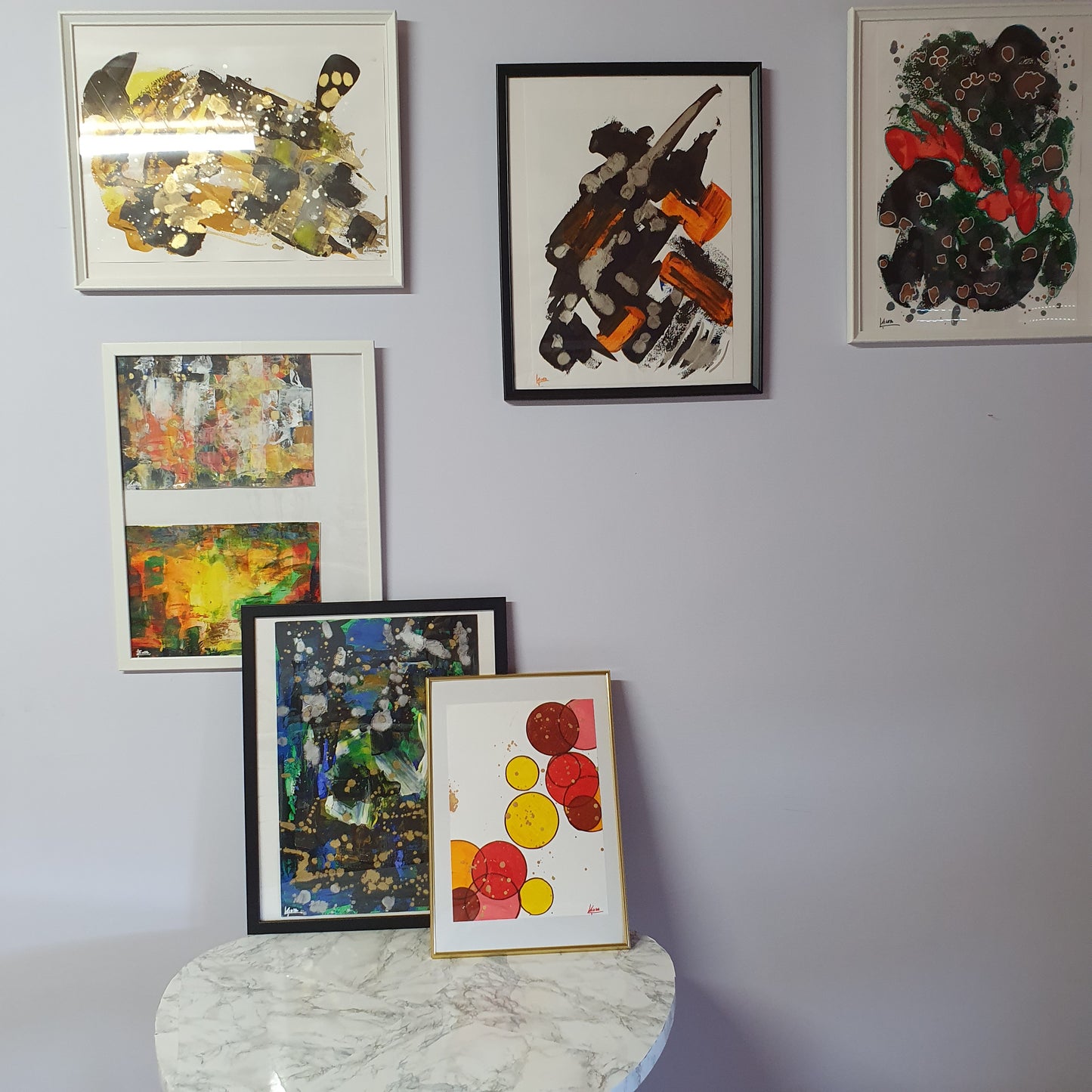 Original painting on paper, Licurici