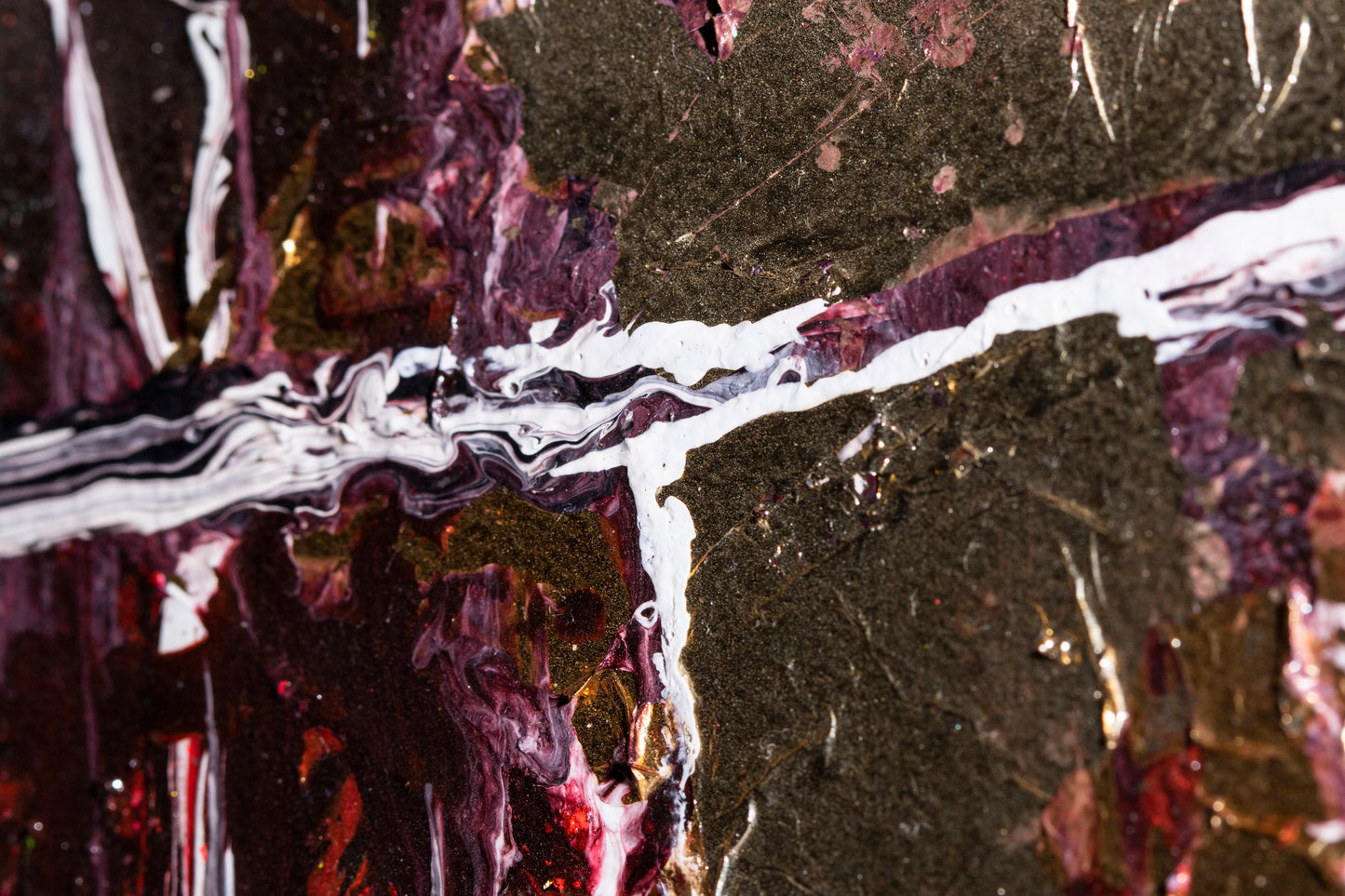 Gemälde, Original auf Leinwand, See