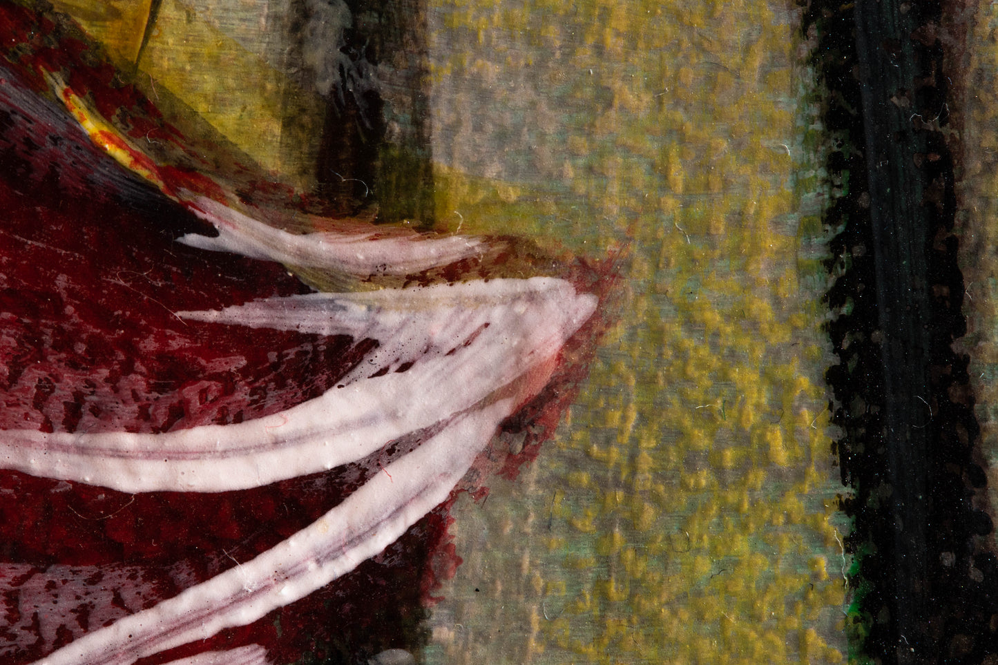 Painting, original on canvas, 2 Poppy