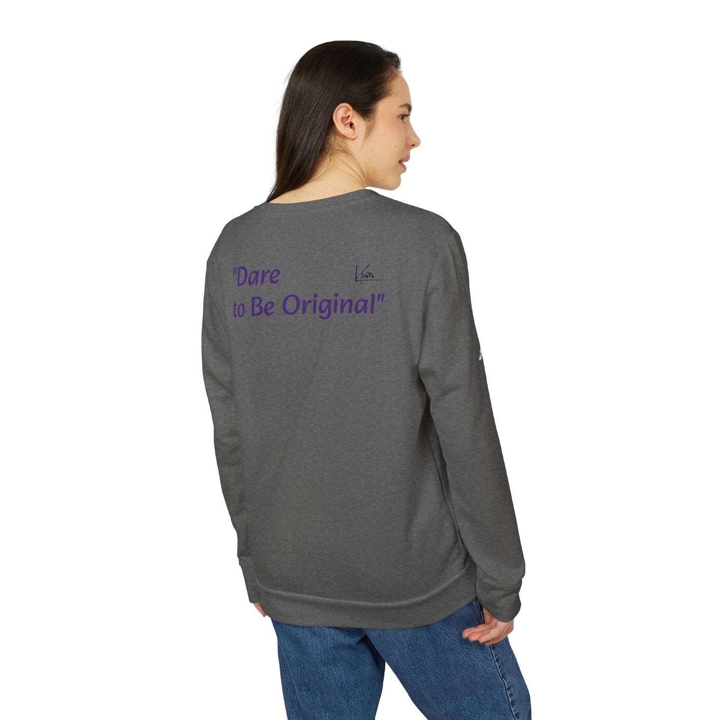 adidas® &amp; Larisa Tinta, Unisex sweatshirt, back logo 1 