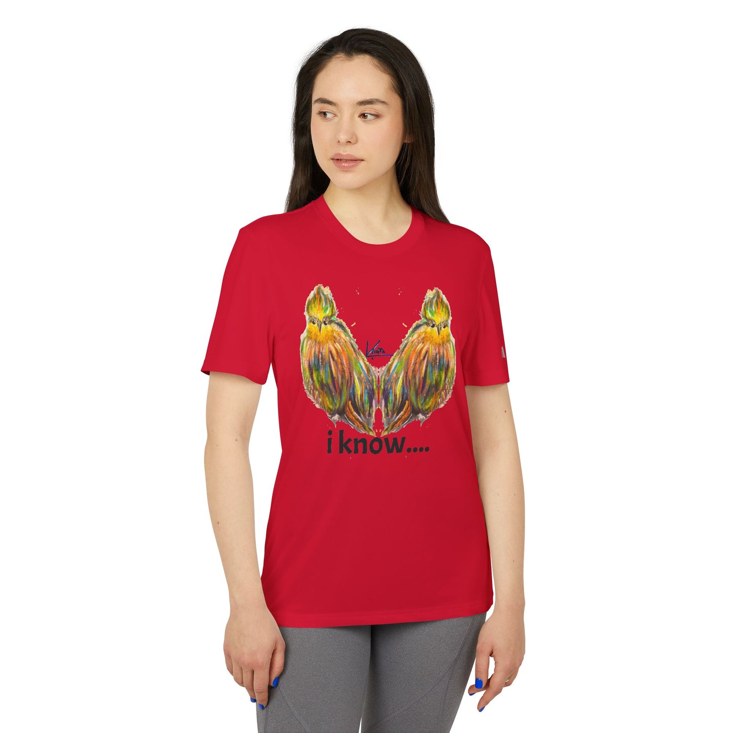 adidas® &amp; Larisa Tinta, Unisex-Sport-T-Shirt, Cameleon 