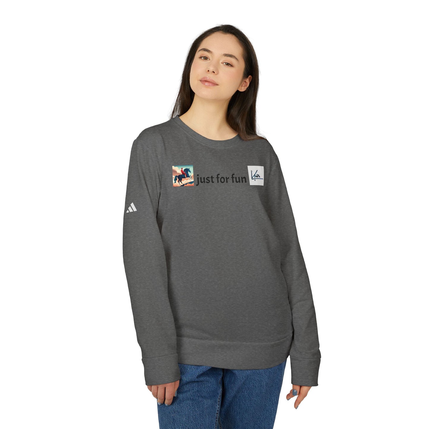 adidas® &amp; Larisa Tinta, Unisex Custom Sweatshirt, Larisa Tinta Fun