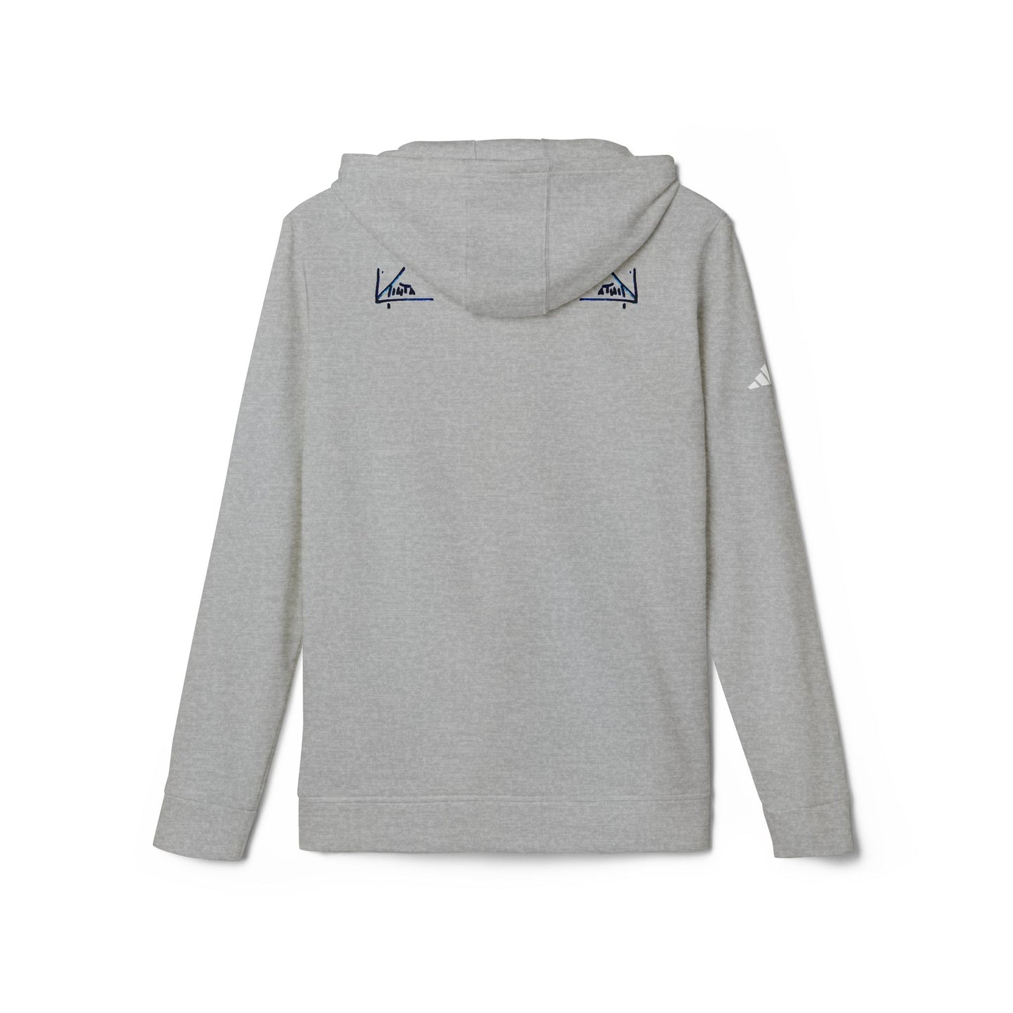 adidas® &amp; Larisa Tinta, Unisex Hooded Sweatshirt, Rear Logo 