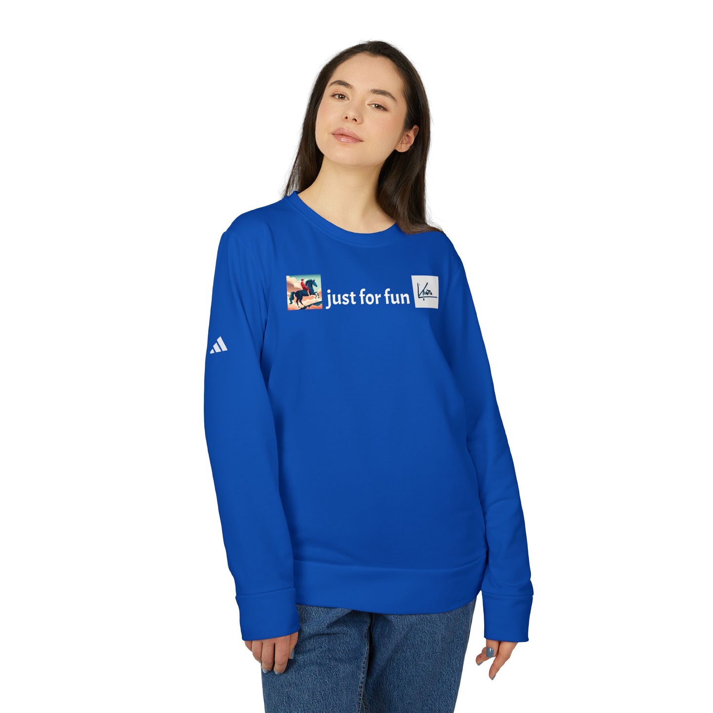 adidas® &amp; Larisa Tinta, Unisex Custom Sweatshirt, Larisa Tinta Fun