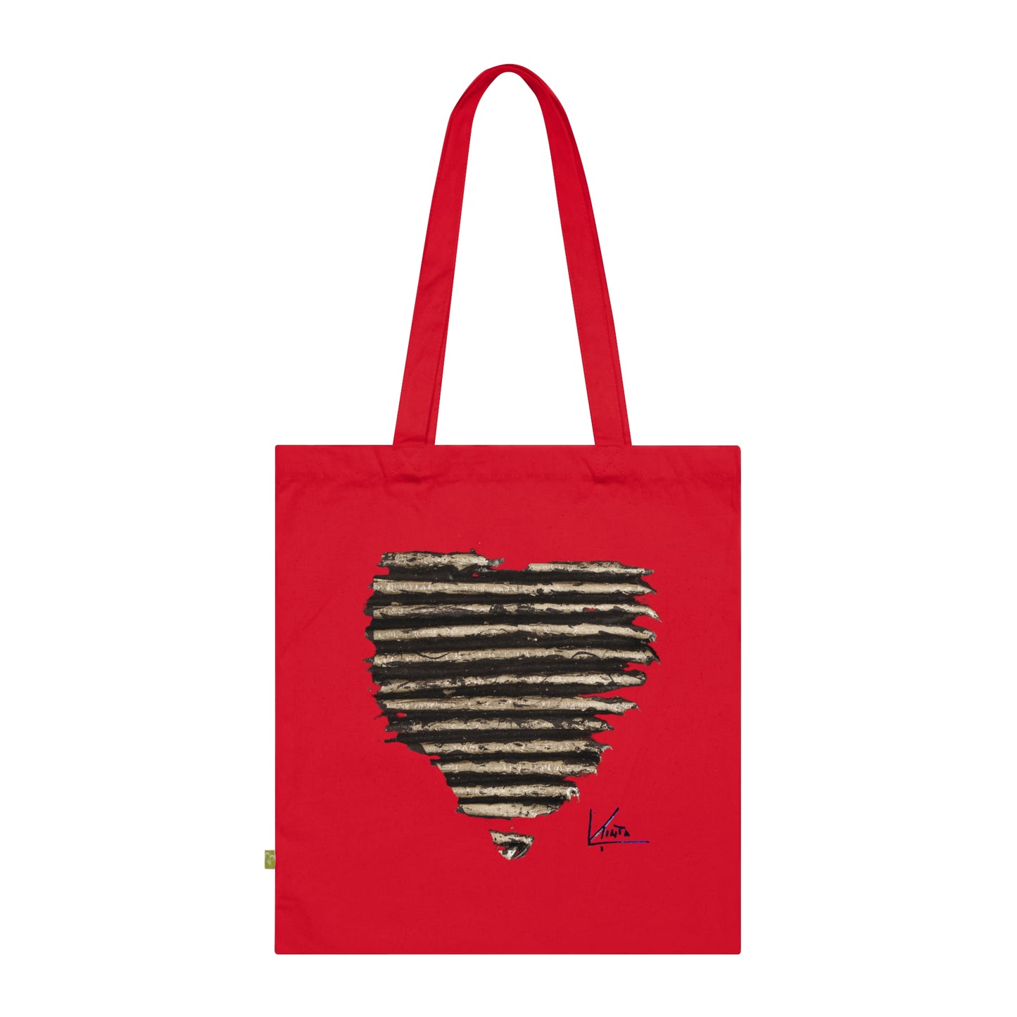 Valentine U.T.S Organic Cotton Tote Bag & Logo