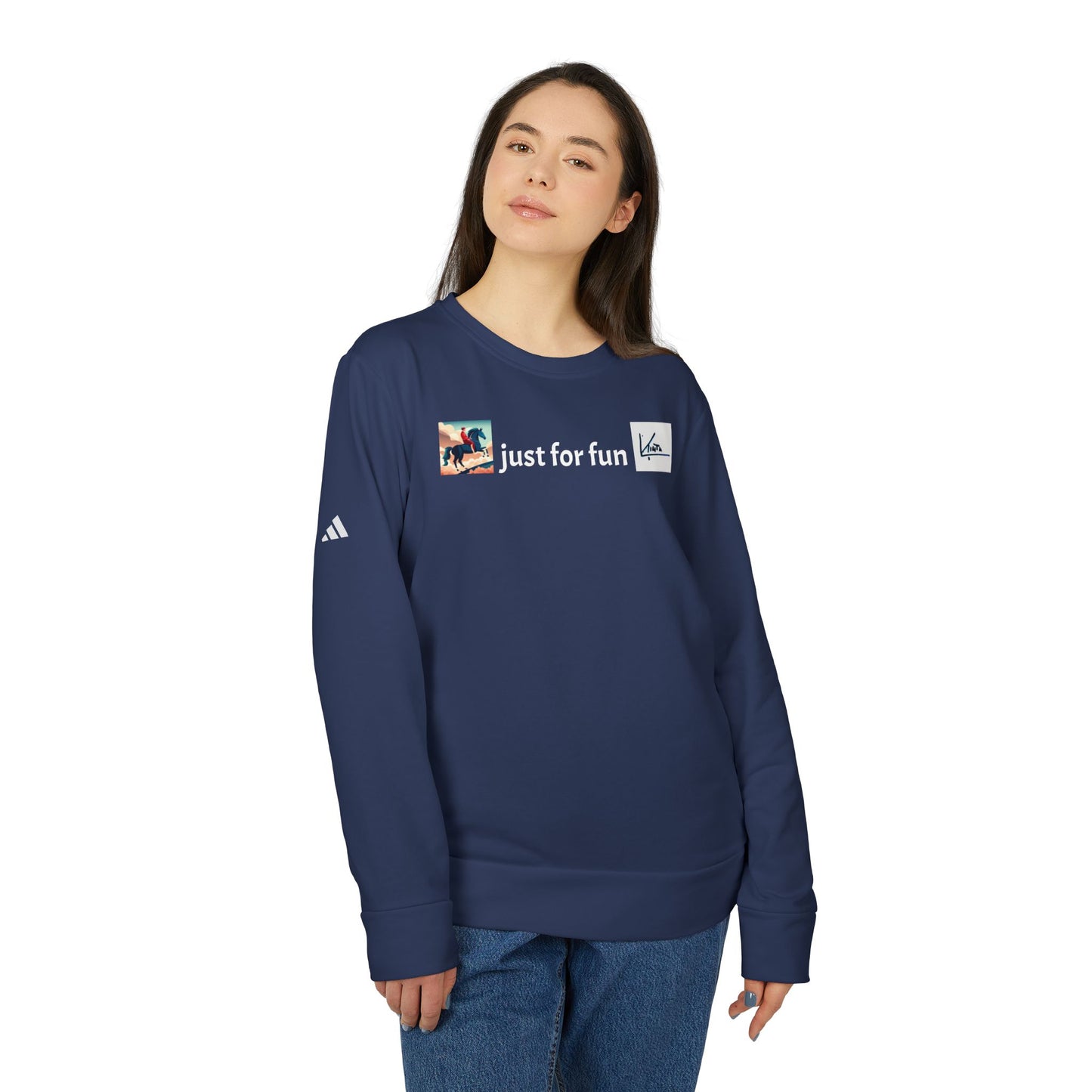 adidas® &amp; Larisa Tinta, Unisex Custom Sweatshirt, Larisa Tinta Fun