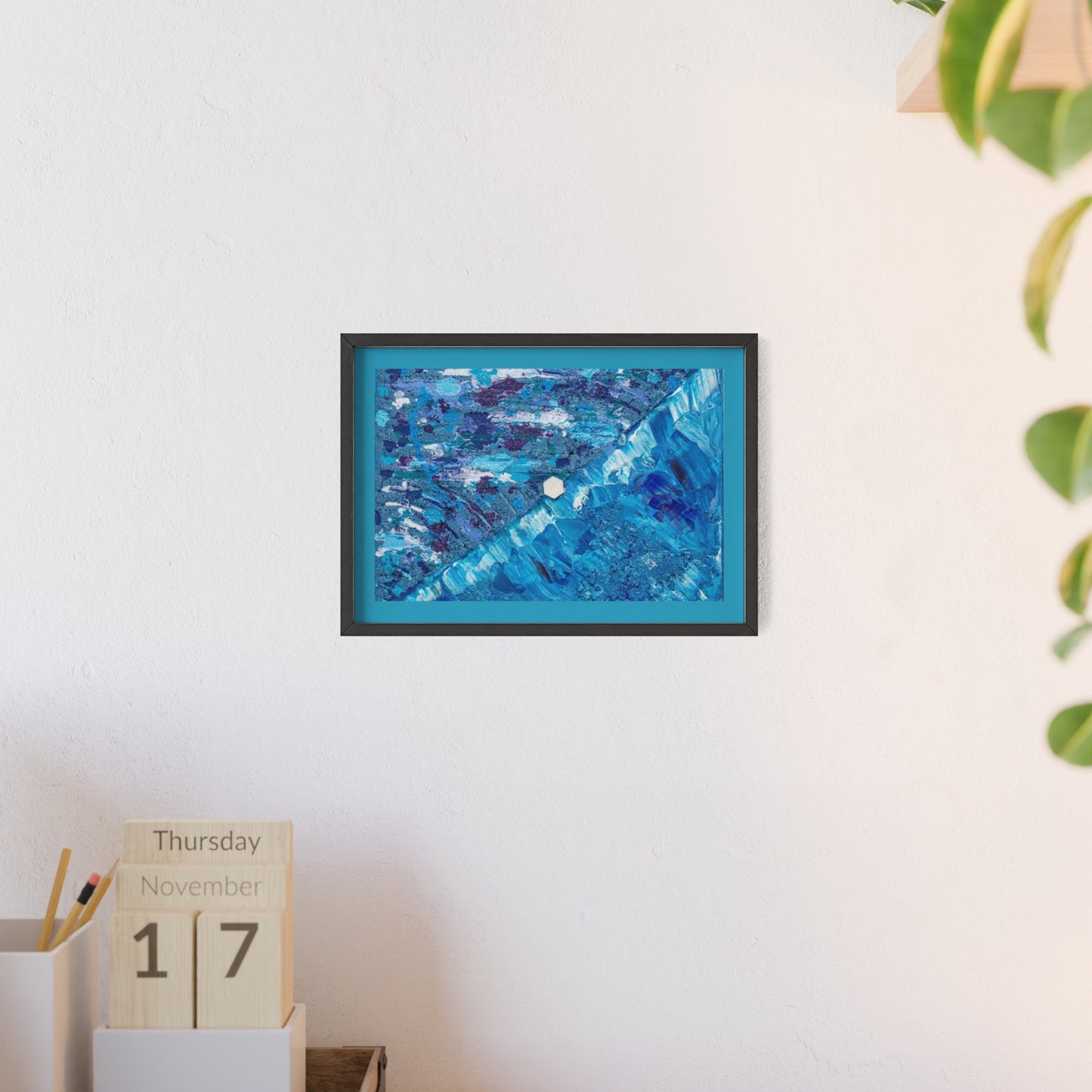 Poster con cornice in legno, Under the sea