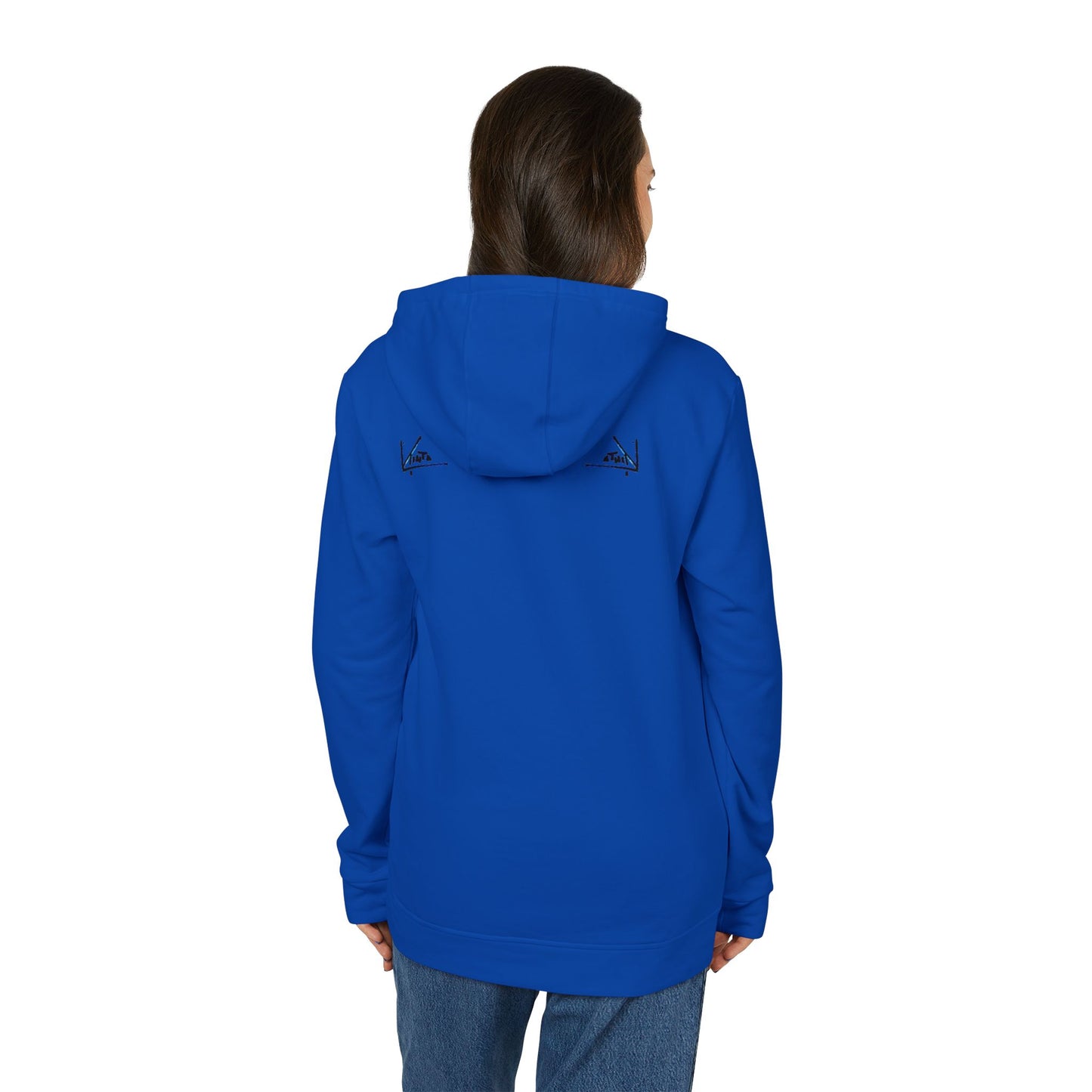 adidas® &amp; Larisa Tinta, Unisex Hooded Sweatshirt, Rear Logo 