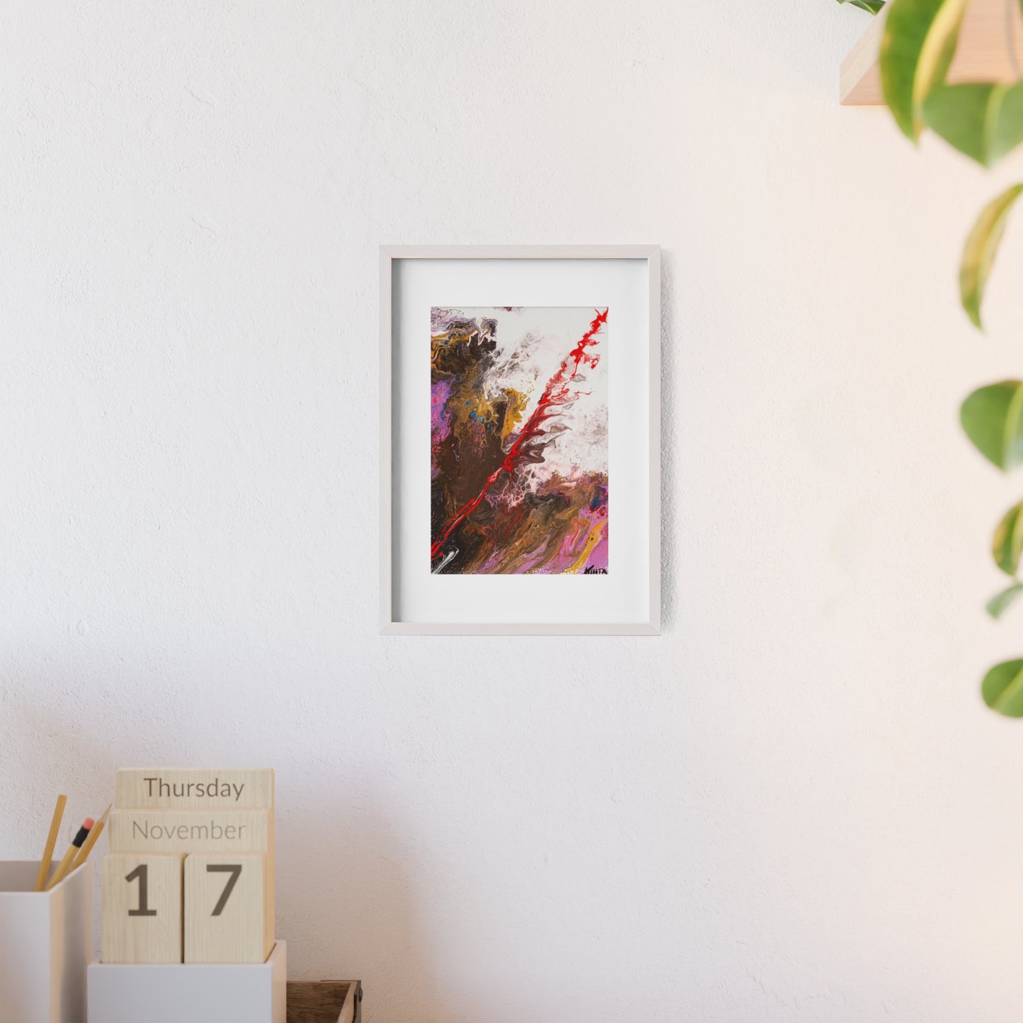 Poster con cornice in legno, Soul