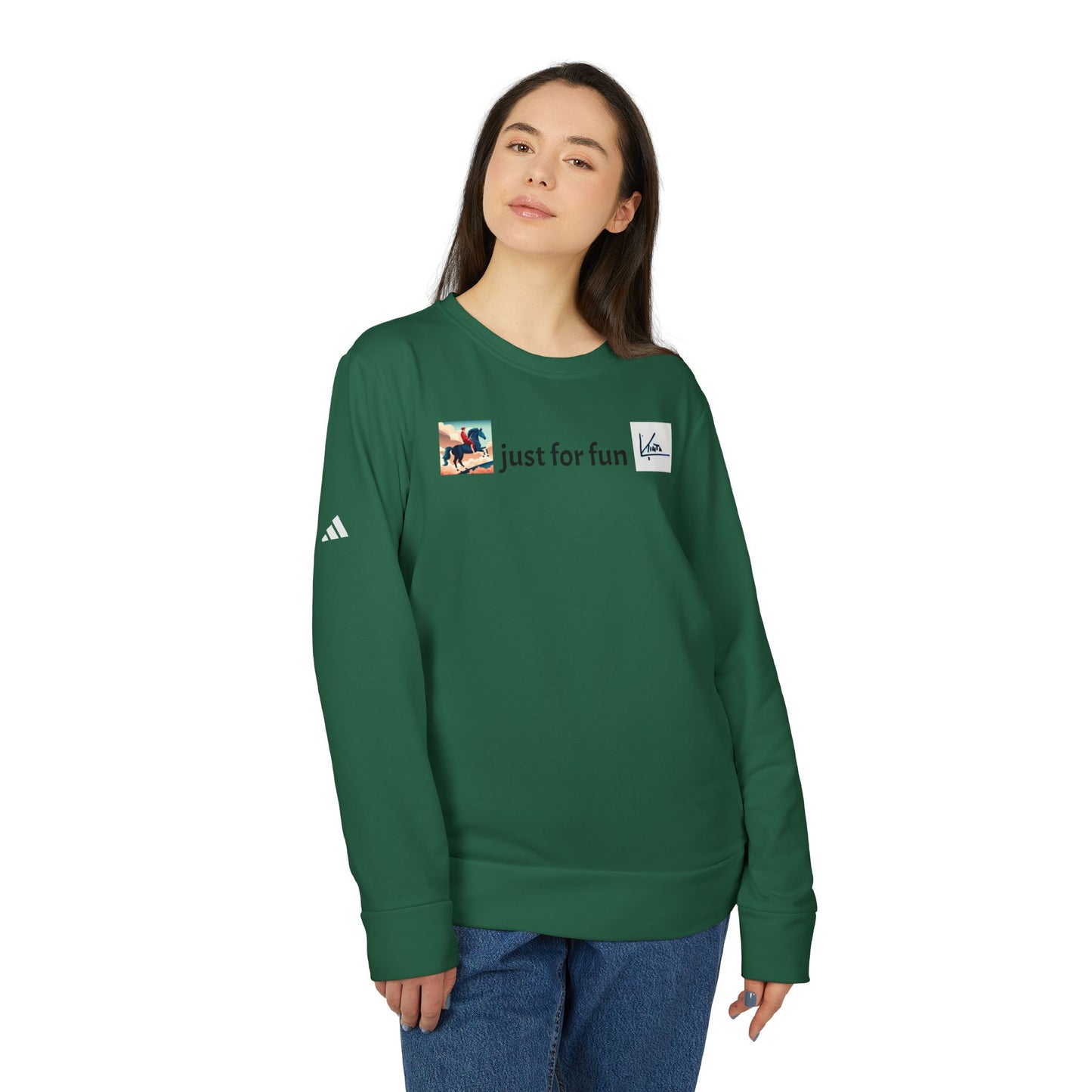 adidas® &amp; Larisa Tinta, Unisex Custom Sweatshirt, Larisa Tinta Fun