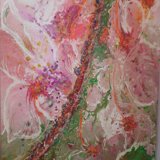 Gemälde, Original auf Leinwand, Blooming