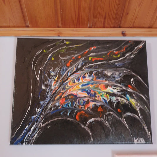 Gemälde, Original auf Leinwand, Abyss