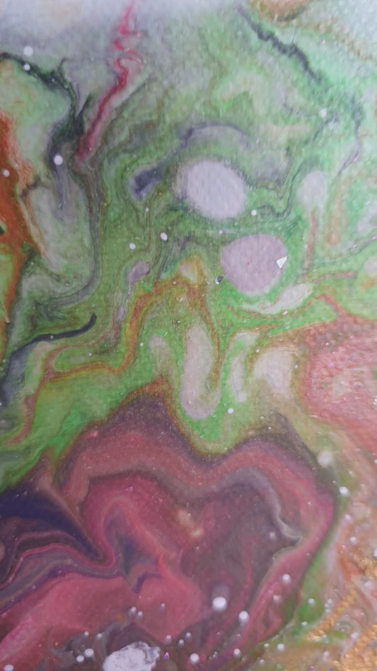 Dipinto,  originale su tela, Fury of a Leprechaun